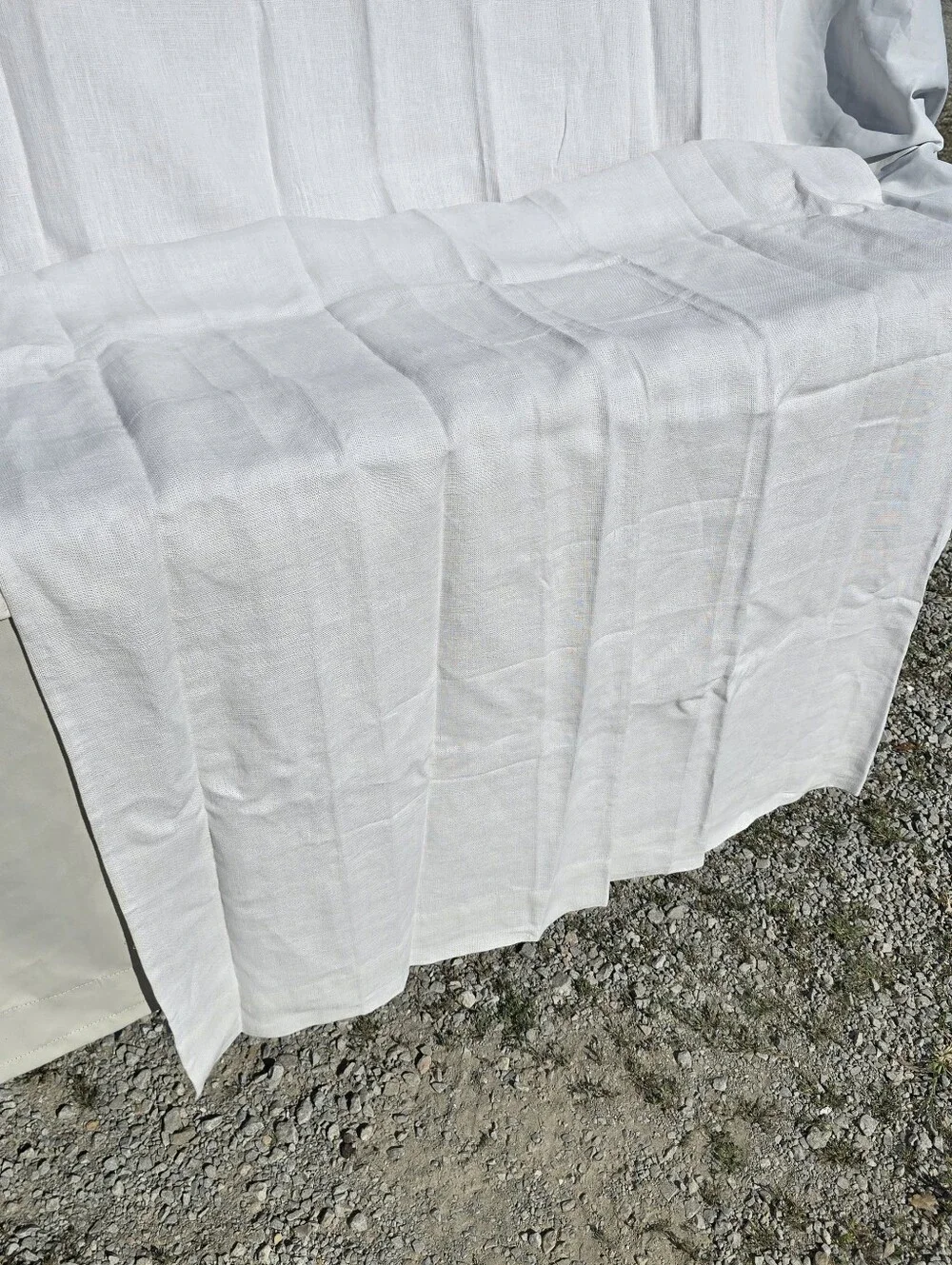 Quince 48x84 Heavyweight European Linen FILTERING Cloud Curtain 48